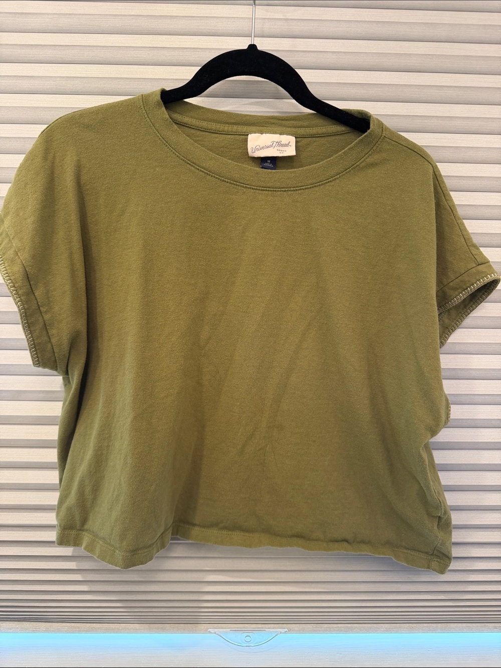 Universal Thread Olive Boxy Crewneck Tee